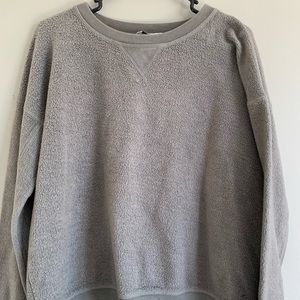 American Eagle Fuzzy Crew Neck